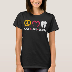 Camiseta Dentista Engraçado Brancos de Amor Ortodontista