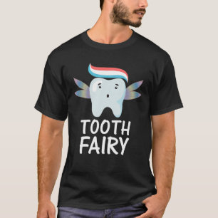 Camiseta Dentista Engraçado Fada Dentísta Lata Higienista
