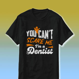 Camiseta Dentista Engraçado 🦷 Nada Me Assusta Dentist Gi