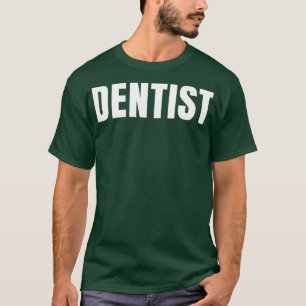 Camiseta Dentista Engraçado Profissão De Título De Aniversá
