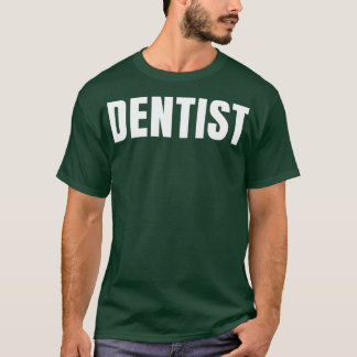 Camiseta Dentista Engraçado Profissão De Título De Aniversá
