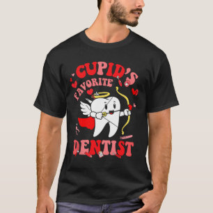 Camiseta Dentista Favorito do Cupido Esquadrão Odontológico