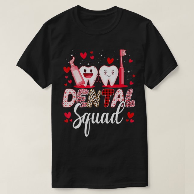 Camiseta Dentista feliz do dentista do dentista do dental S (Frente do Design)