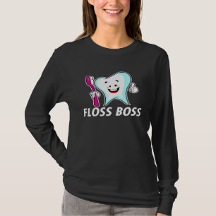 Camiseta Dentista Higienista Dentista Dentista Gift Floss B