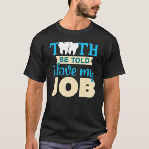 Camiseta Dentista Médico 3 Dentes Brancos Limpos
