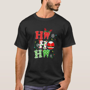 Camiseta Dentista Natal Ho Ho Dentes Papais noeis Dentária
