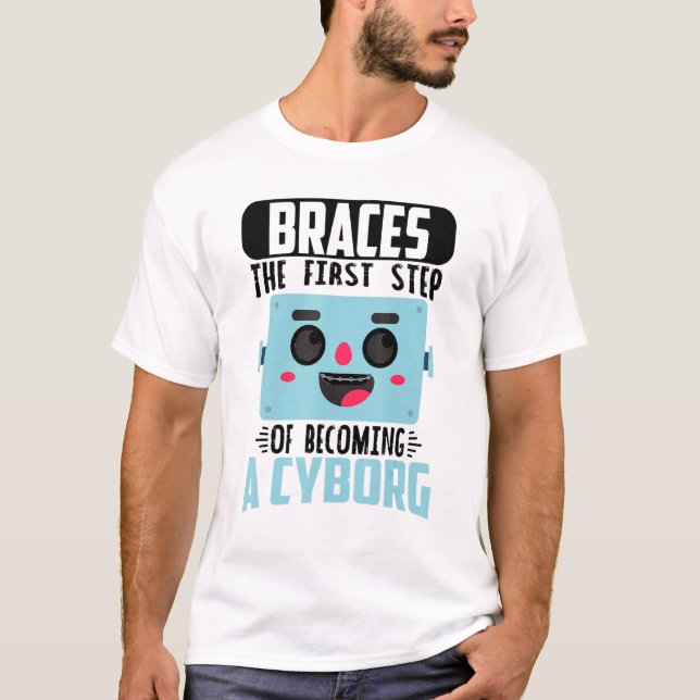 Camiseta Dentista Ortodontico De Vestígios Dentários Tornan (Frente)