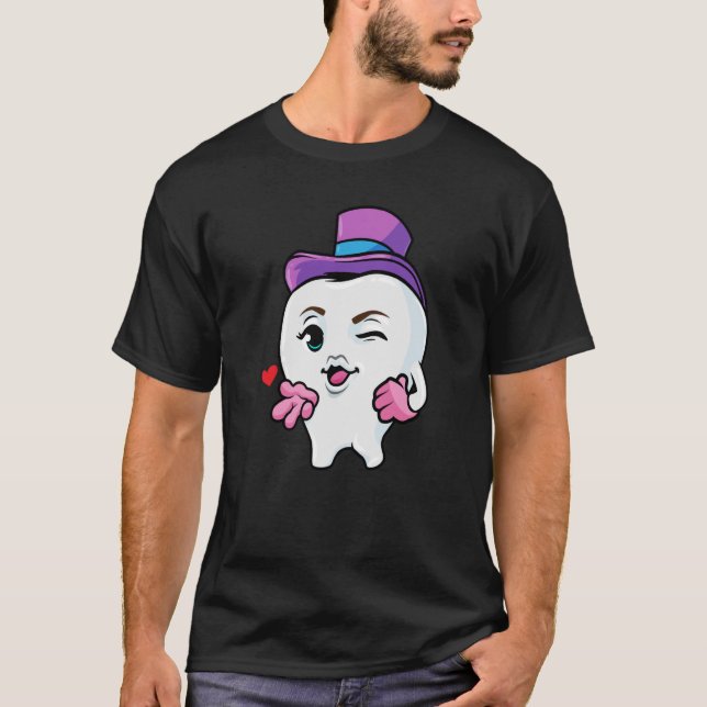 Camiseta Dentista Ortodontista do Assistente Dentário dos D (Frente)