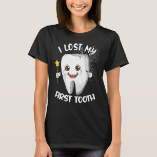 Camiseta Dentista Perdi Minha Primeira Prática Dental Dente