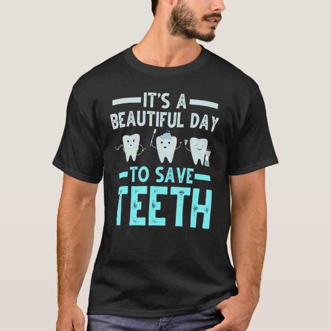 Camiseta Dentista Salve Dentes Higienista Dental Appa (Frente)