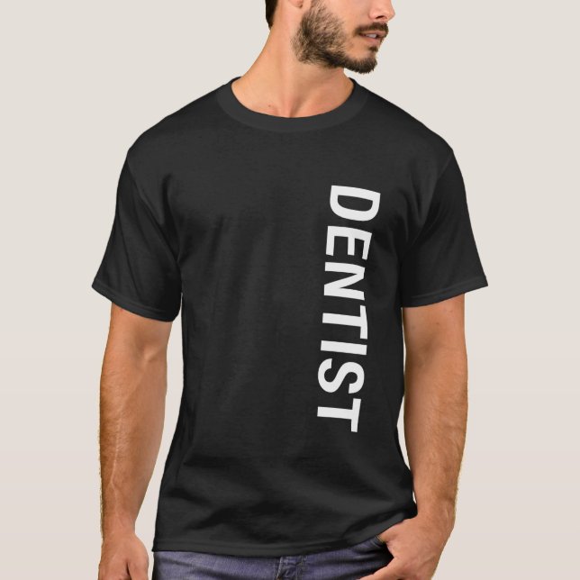 Camiseta Dentista Vertical (Frente)