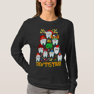 Camiseta Dentistree Funny Xmas Natal Dentista de Natal