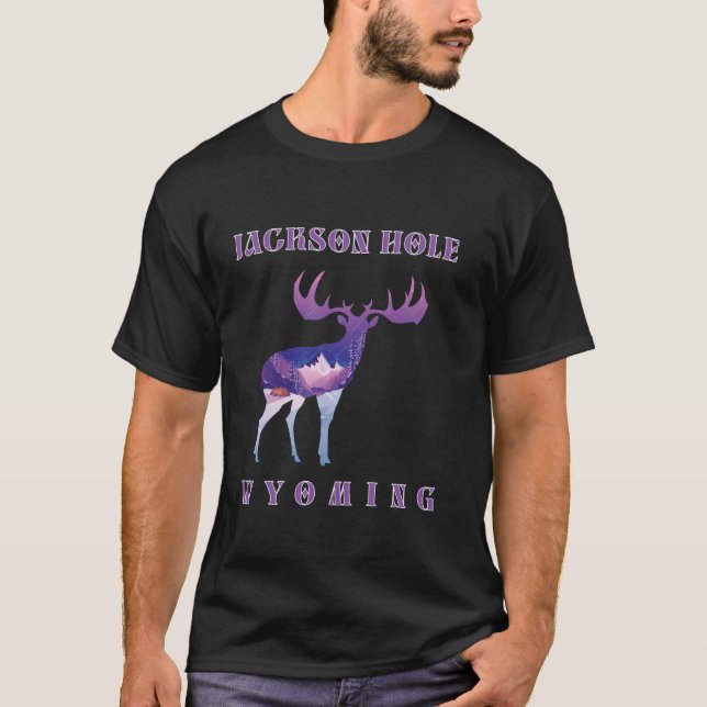 Camiseta Dentro A Moose Jackson Hole Wyo (Frente)