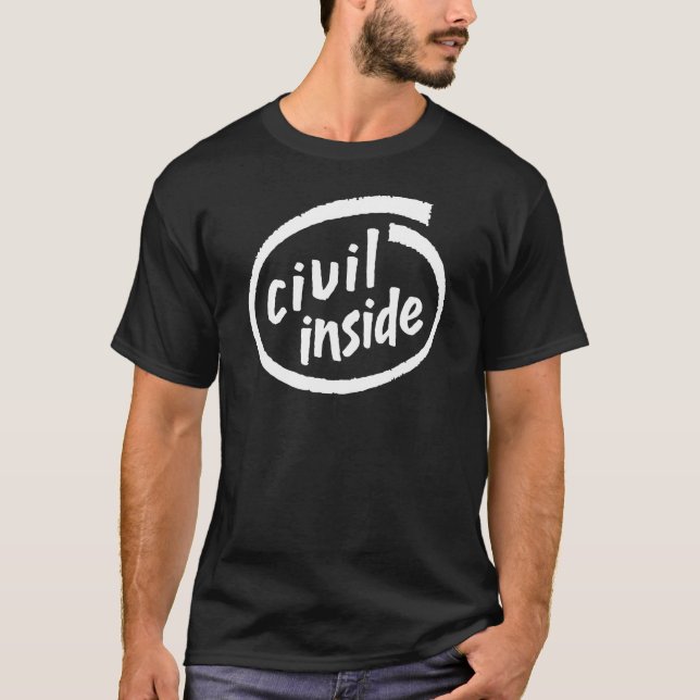 Camiseta Dentro civil (Frente)