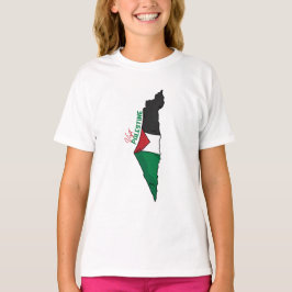 Camiseta Dentro da Palestina no mapa, Visite a Palestina
