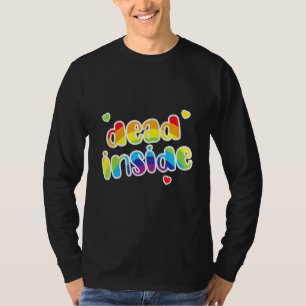 Camiseta Dentro Dark Humor Cute Gótico Adolescentes Adolesc