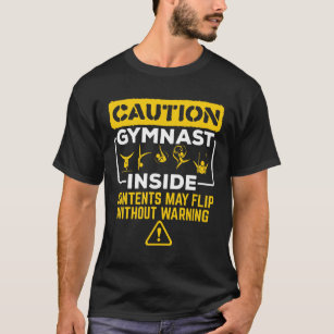 Camiseta Dentro de ginastas de precaução Conteúdo de Sacudi
