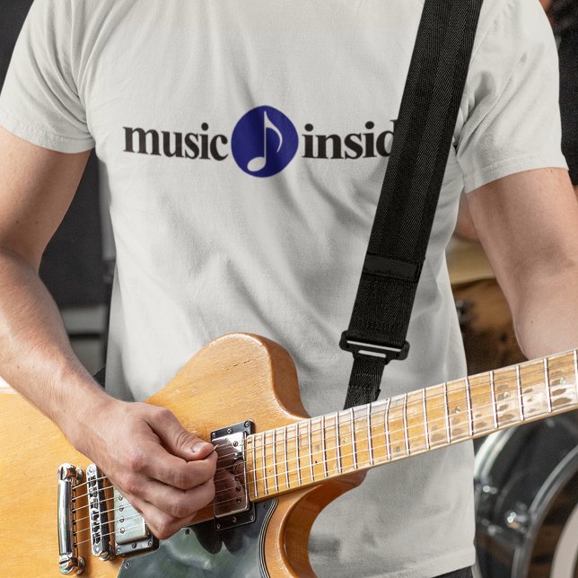 Camiseta dentro de música (music inside)