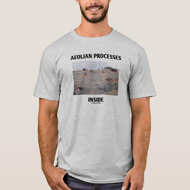 Camiseta Dentro de Processos Aeólios (Erosão da Paisagem Ro (Frente)