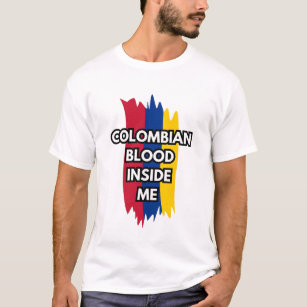 Camiseta Dentro de sangue colombiano