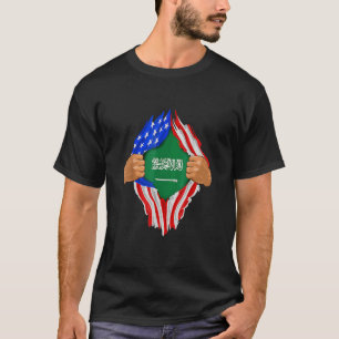 Camiseta Dentro de sangue saudita na Arábia Saudita