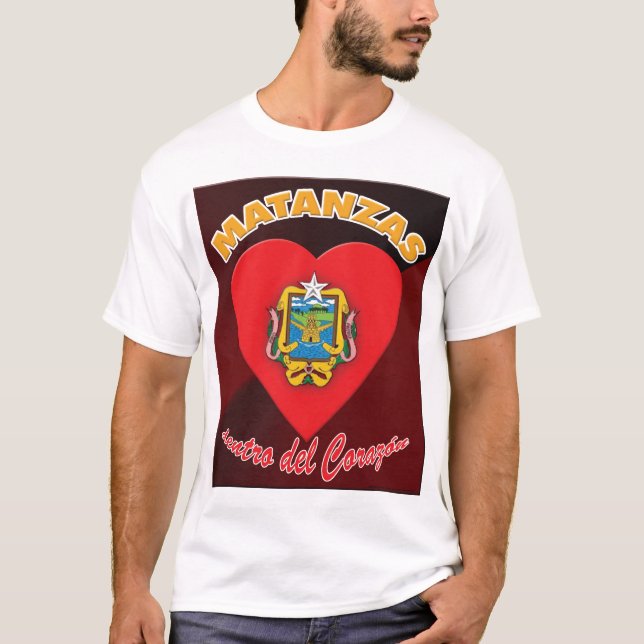 Camiseta Dentro del Corazón T-shirt 2 de Matanzas (Frente)