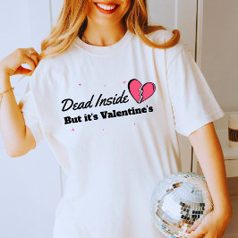 Camiseta Dentro do Dia Anti-Valentine - Coração Quebrado