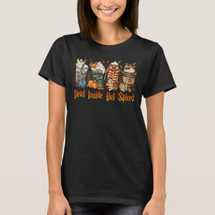 Camiseta Dentro morto, Mas Coletor De Abóbora Picado Cai Qu