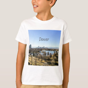 Camiseta Denver City e Mountains Colorado