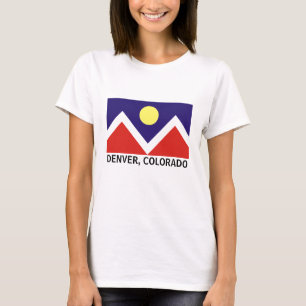 Camiseta Denver, Colorado Flag