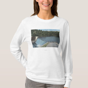 Camiseta Denver, Colorado - represa na opinião verde do