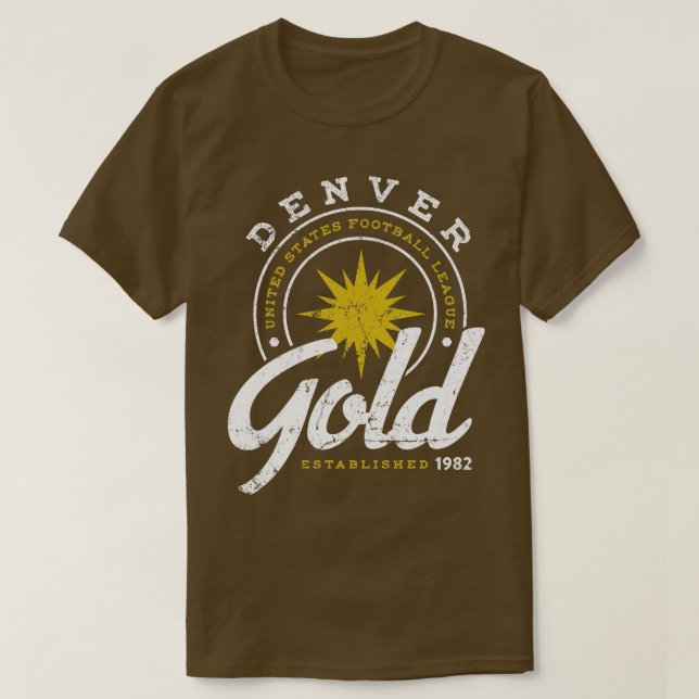 Camiseta Denver Dourado (Frente do Design)