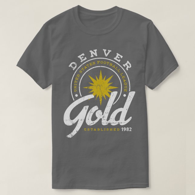 Camiseta Denver Dourado (Frente do Design)