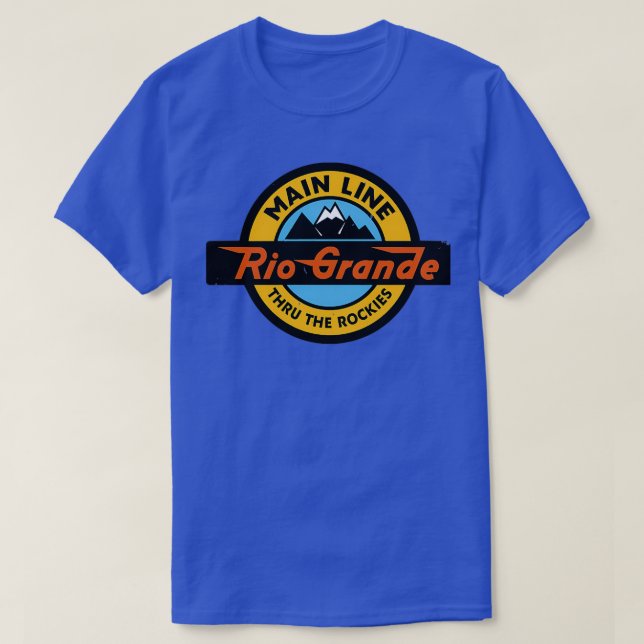 Camiseta Denver e Rio Grande Western Railroad Clas (Frente do Design)