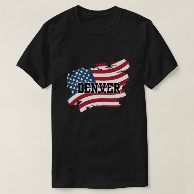 Camiseta Denver EUA (Frente do Design)