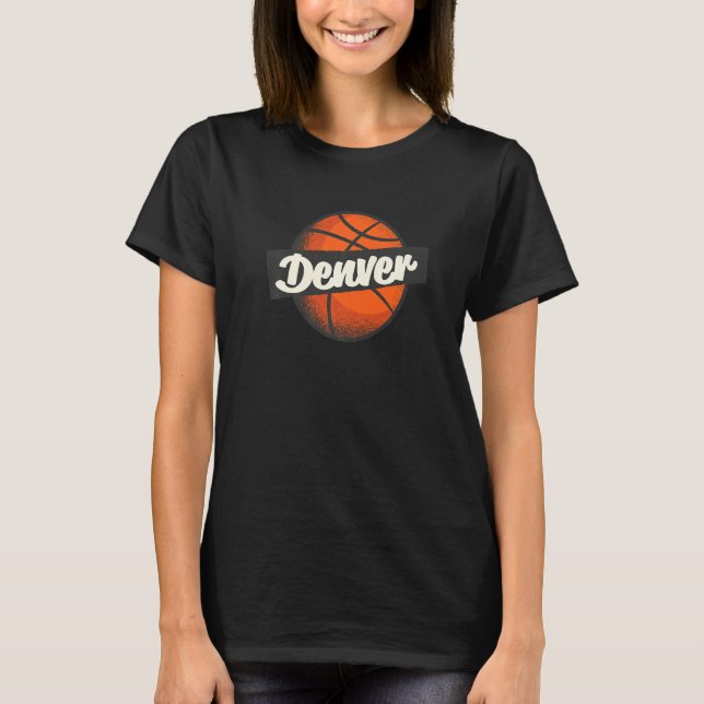 Camiseta Denver Hometown Basketball Player Sports (Frente)