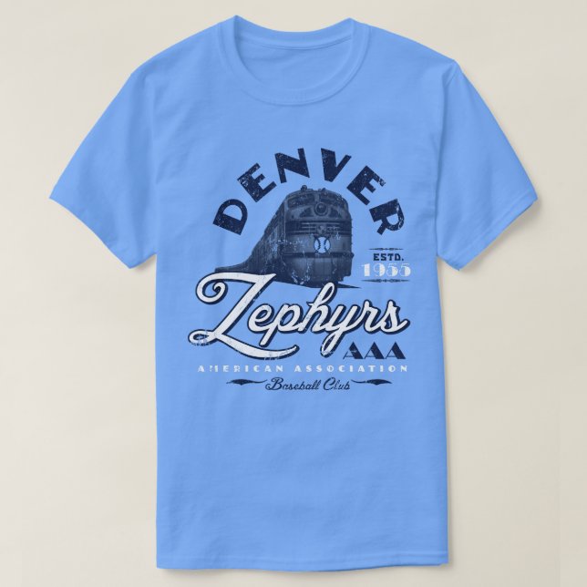 Camiseta Denver Zephyrs (Frente do Design)