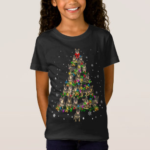 Camiseta Deo de presente de árvore de natal de Valhund suec