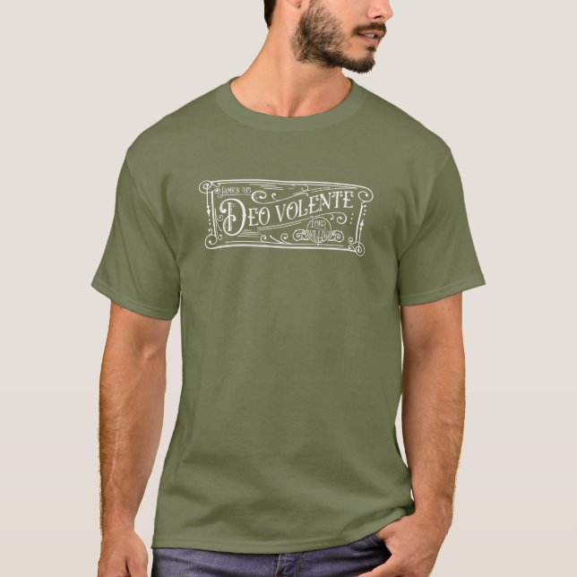 Camiseta Deo Volente Vintage Victorian (Frente)