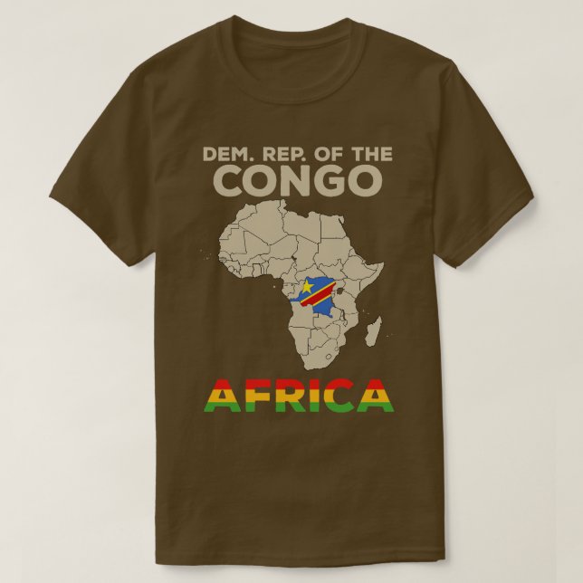 Camiseta Dep Rep do Congo (Frente do Design)