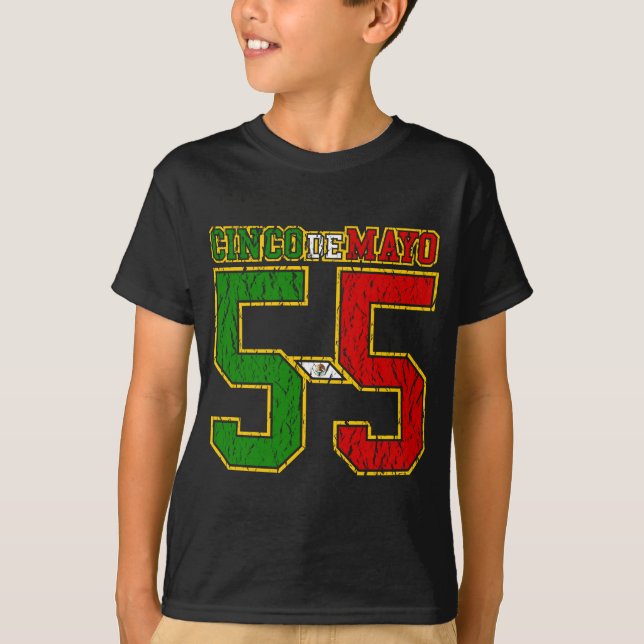 Camiseta Departamento atlético de Cinco De Mayo (Frente)