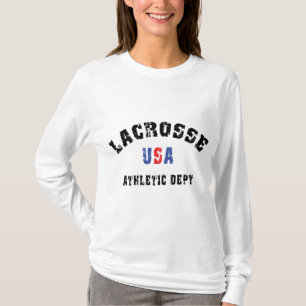 Camiseta Departamento atlético do Lacrosse dos EUA