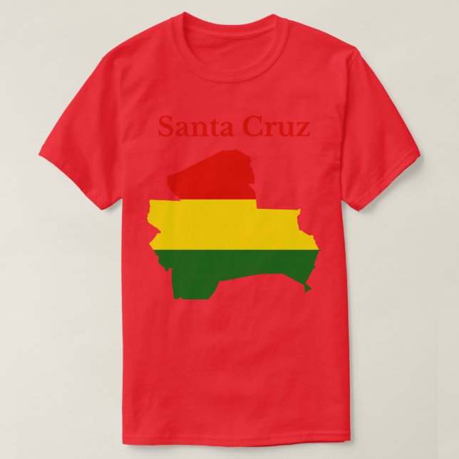 Camiseta Departamento da Bolívia (Frente do Design)