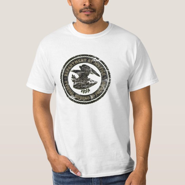 Camiseta Departamento da Justiça | Eagle (Frente)