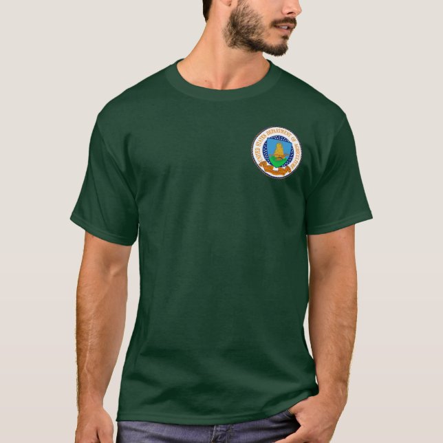 Camiseta Departamento de Agricultura dos Estados Unidos (Frente)