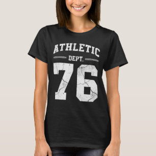 Camiseta Departamento de Atletismo Retro 76 Clássico Aniver
