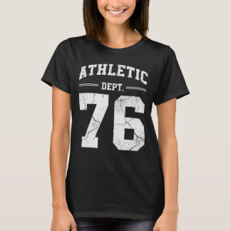 Camiseta Departamento de Atletismo Retro 76 Clássico Aniver