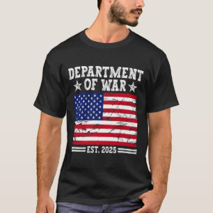 Camiseta Departamento De Bandeira Da Camuflagem Dos Eua Do