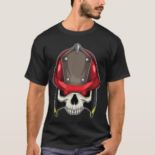Camiseta Departamento de bombeiros Caveira Bombeiro