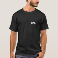 Departamento de Bombeiros CFD Texto Branco Simples